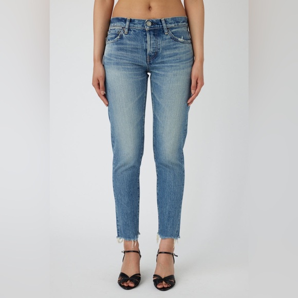 MOUSSY VINTAGE MV 111 Light Blue Naval Tapered-Mid Jeans Size 25 - Picture 2 of 12